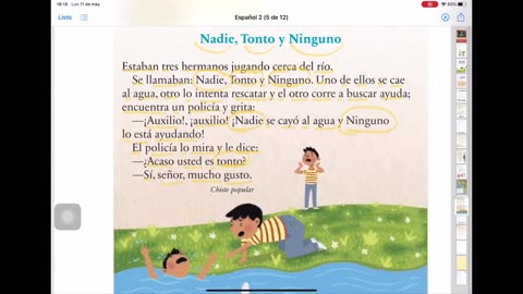 Un documento muy especial. Español. Segundo grado. Pag. 158 a la 160