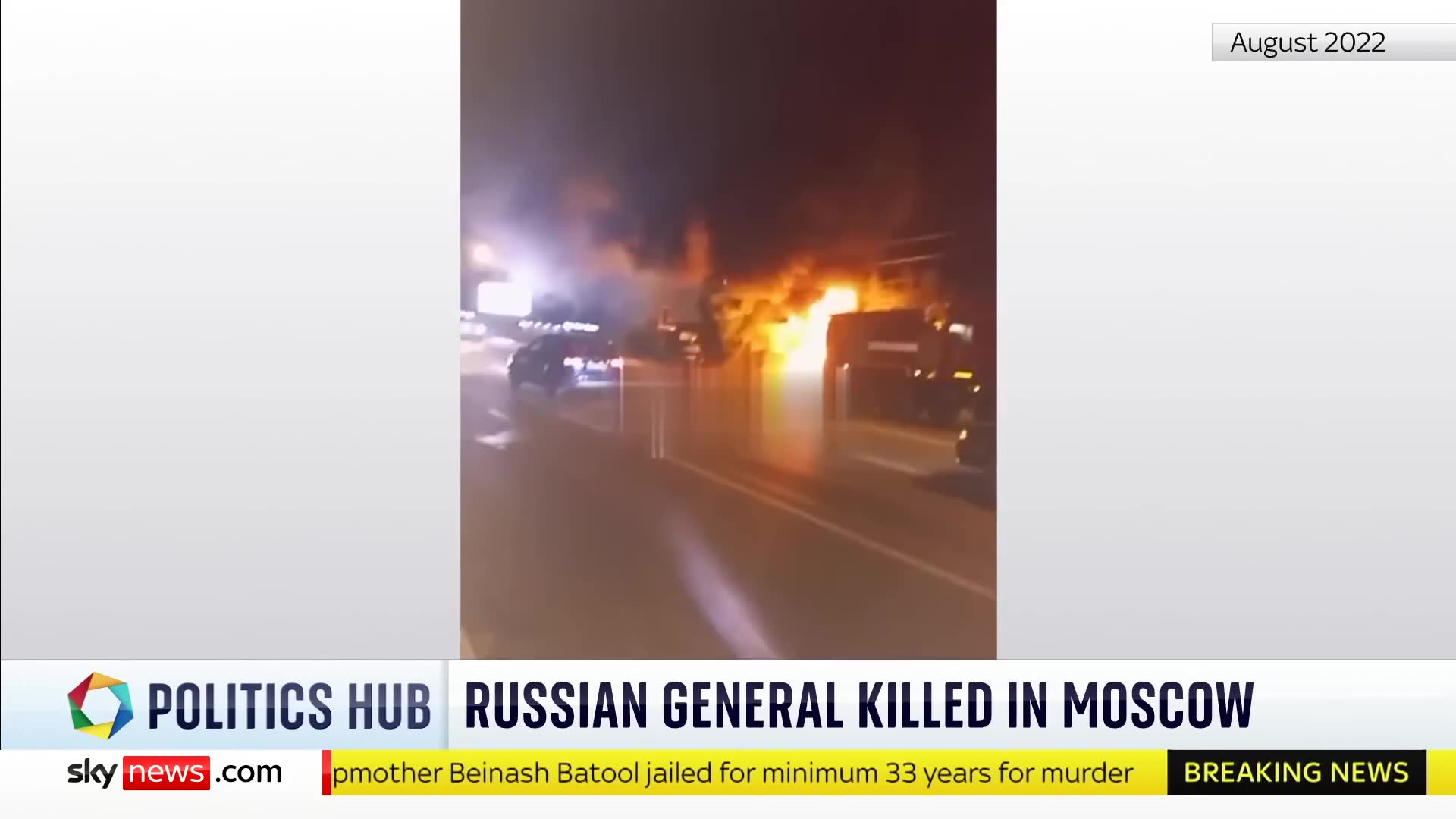 Footage captures 'assassinated' Russian general moments before blast in Moscow