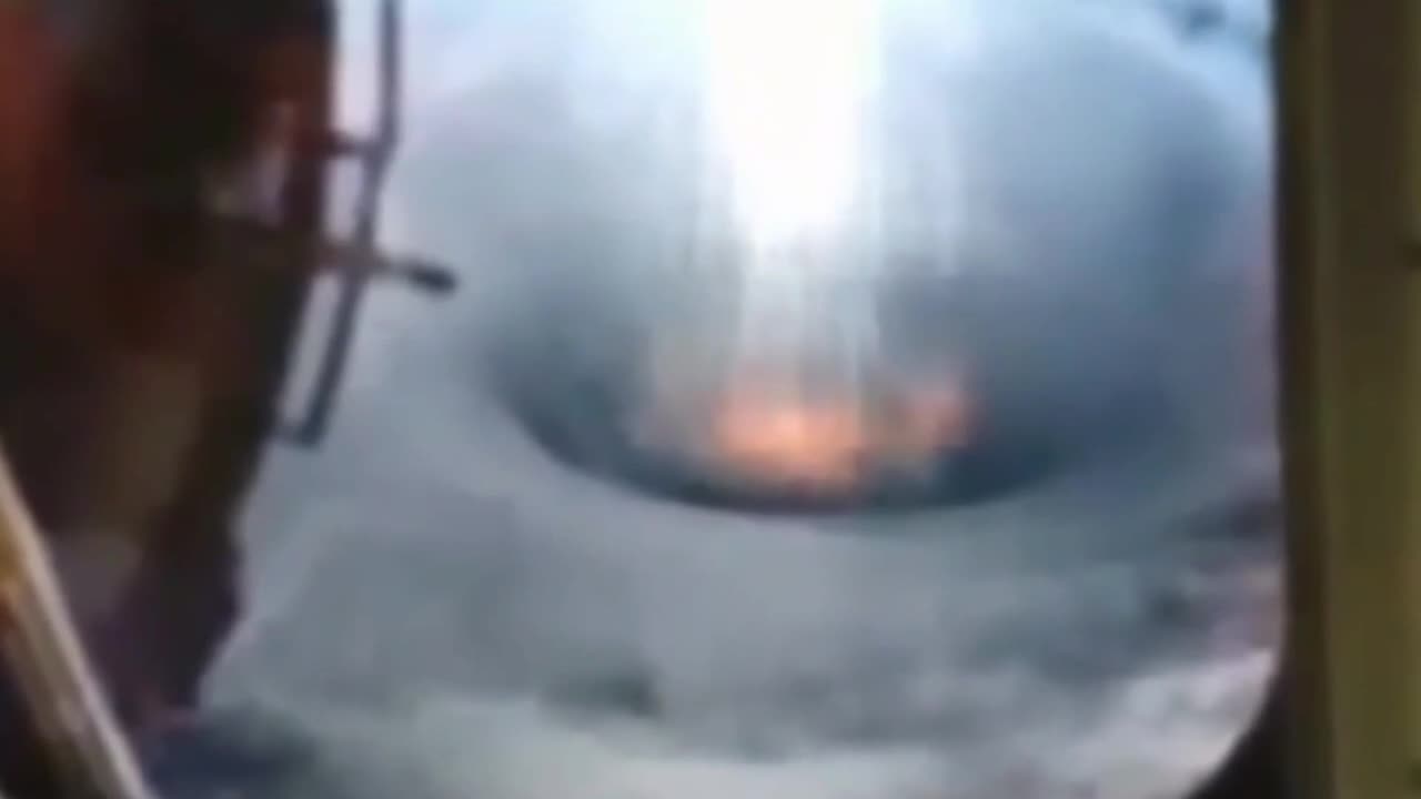Footage of the north pole taken from the Mir orbital station in 1987.