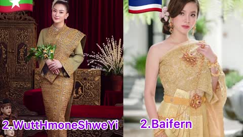 Most beautiful actresses from ASEANMyanmar vs Thailand