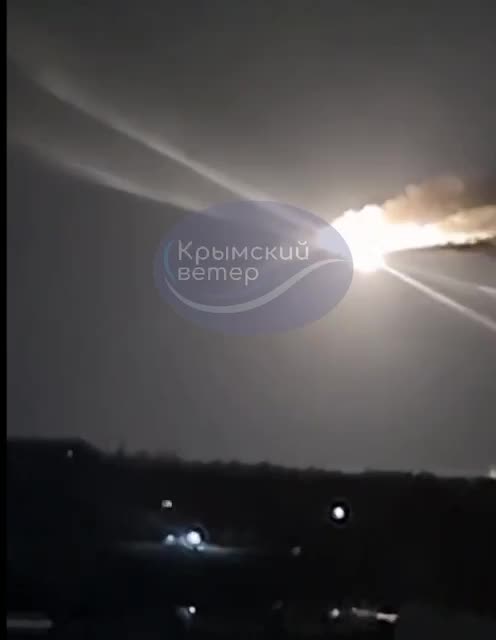 Launch of cruise missiles from the Crimea towards the Odessa region.
