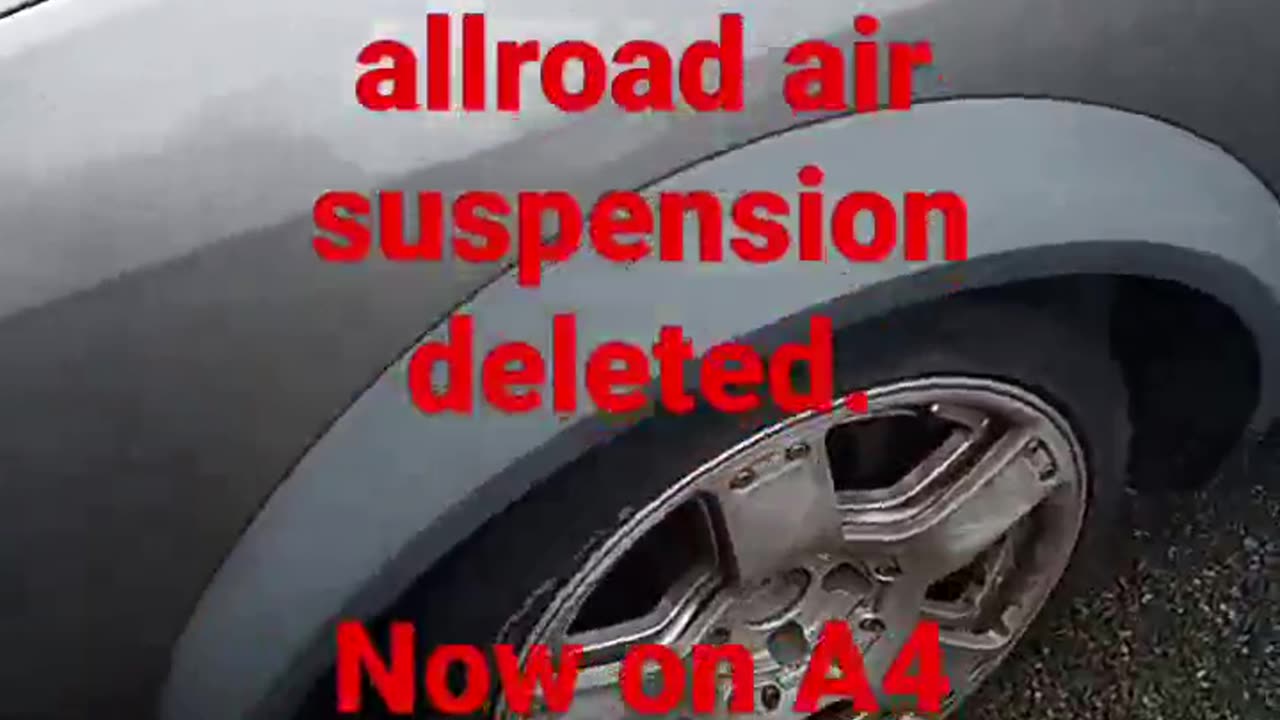 Audi A6 C5 Allroad Air Suspension delete