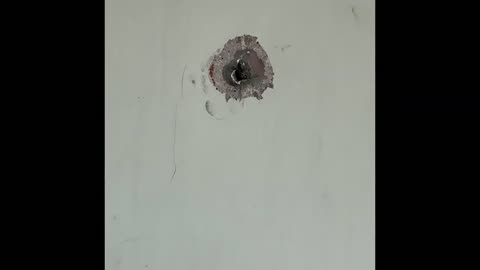 How to fix bullet holes In door / wall