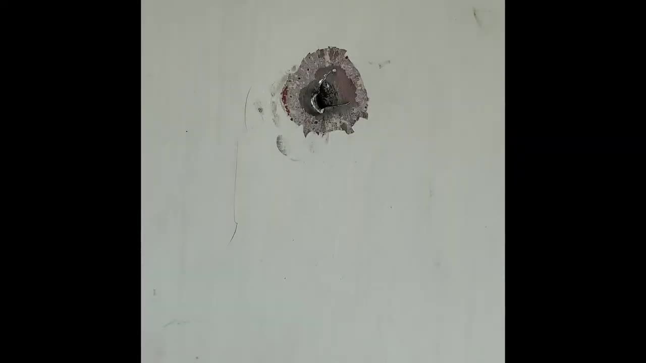 How to fix bullet holes In door / wall