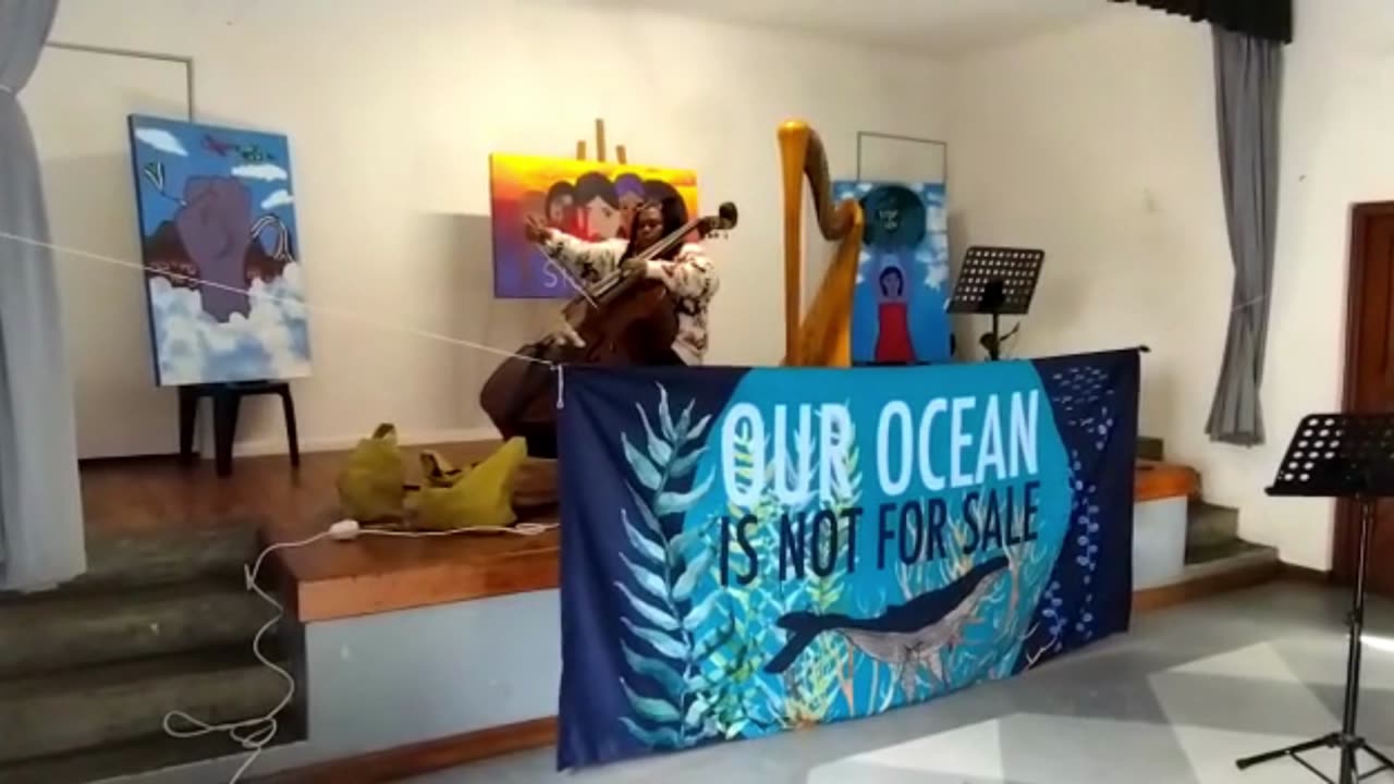 Teen makes whale music with five instruments