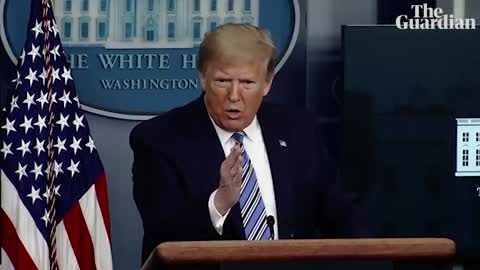 ’Keep your voice down’ Trump berates female reporter when questioned over Covid-19 response