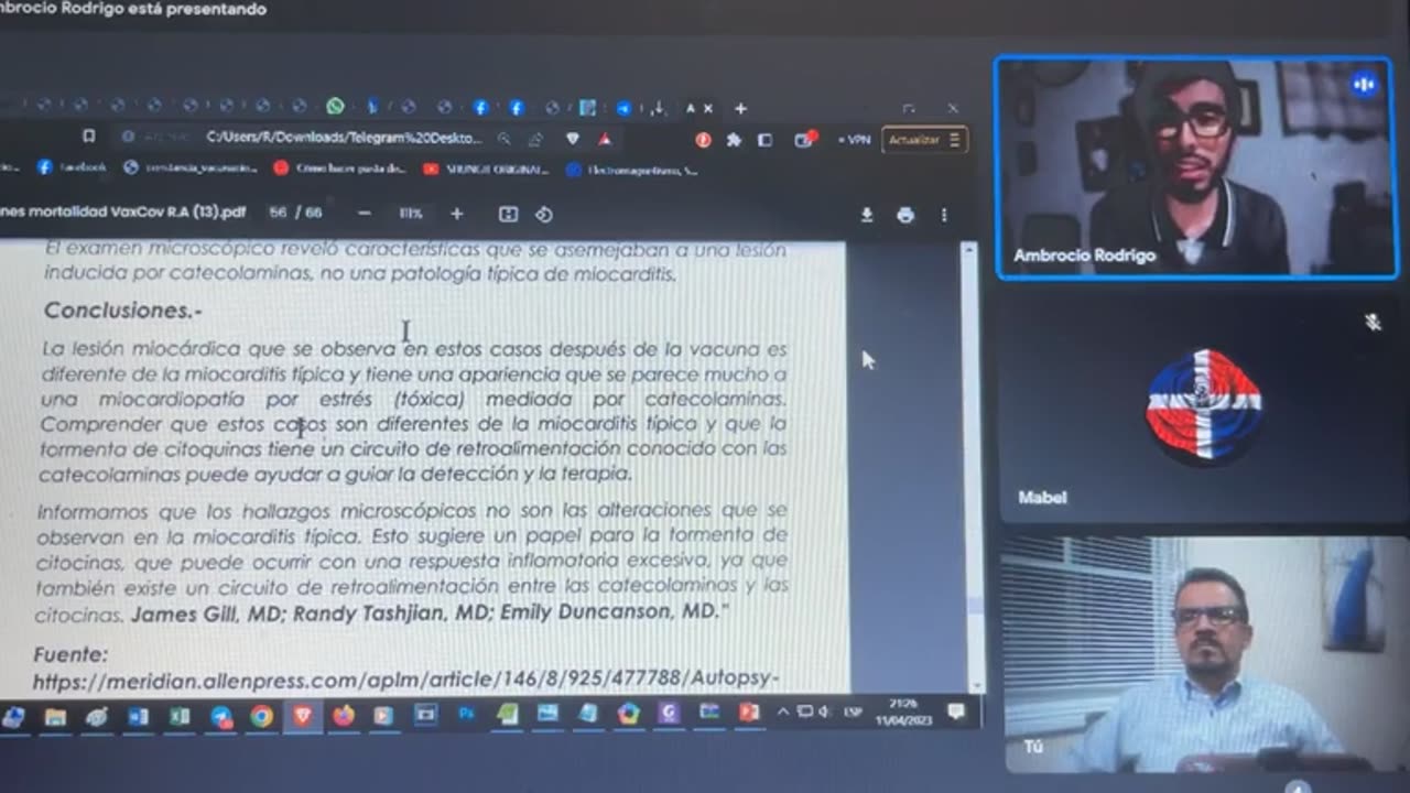 Dr Fredy Portillo entrevista a Rodrigo Ambrocio de Guatemala