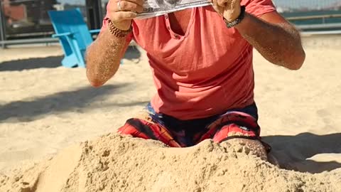 Funny Guy Fun On the Beach