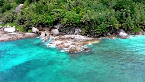 Relax - soulful music Enigma and mesmerizing landscapes of the tropical sea.