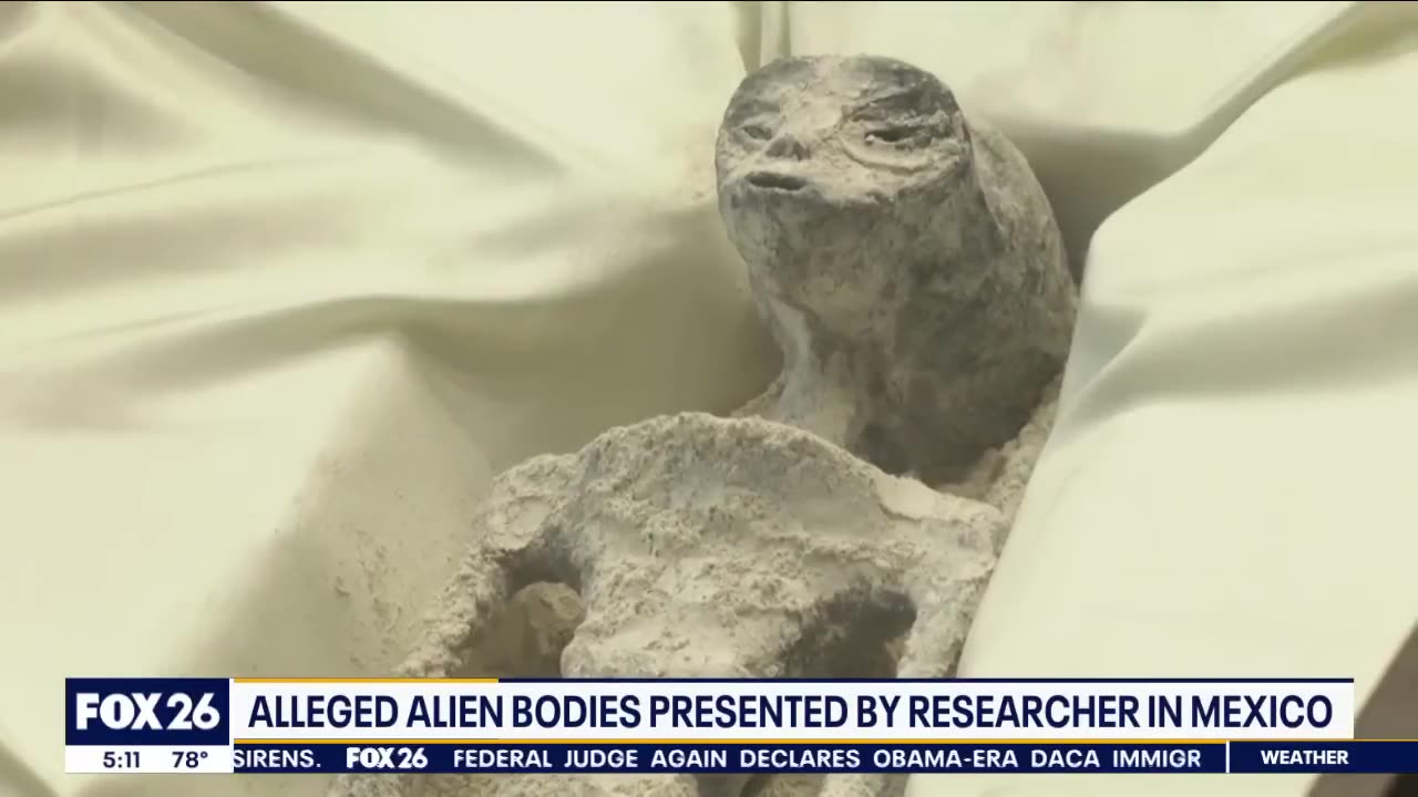 Alleged alien bodies revealed by Mexico researchers