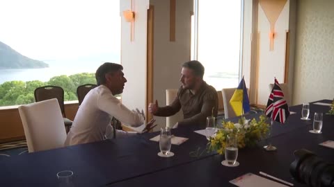 In Japan, Zelenskiy met with Rishi Sunak