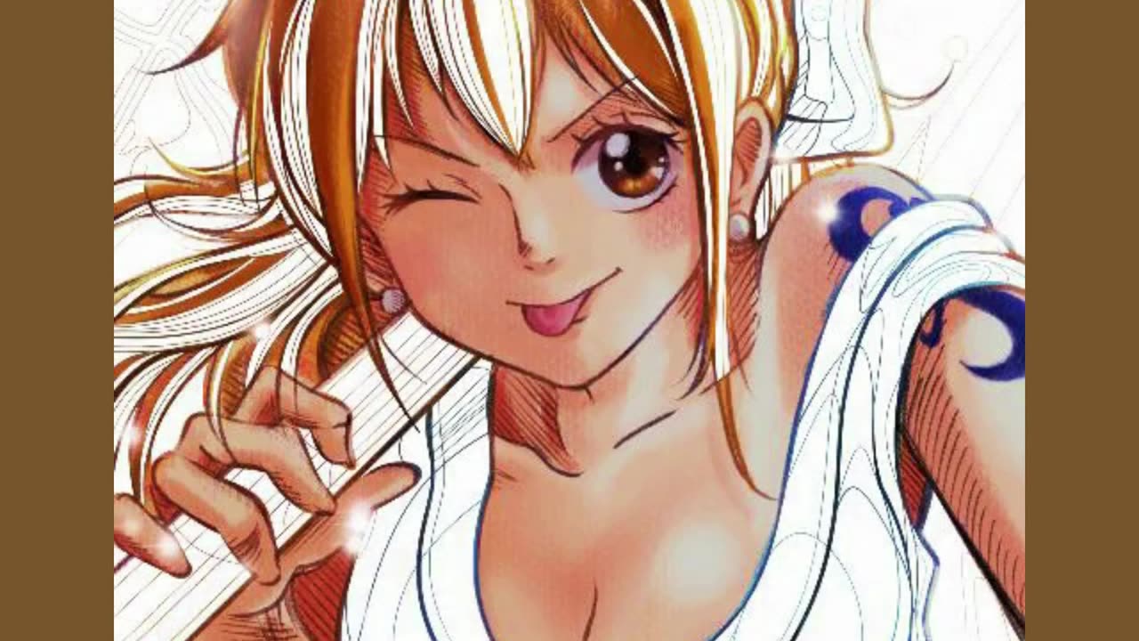 one piece anime character Nami