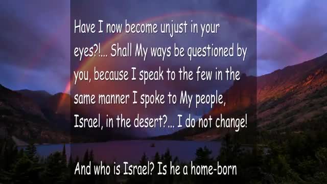 I AM A JUST GOD & A SAVIOR... I DO NOT CHANGE ❤️ TRUMPET CALL OF GOD