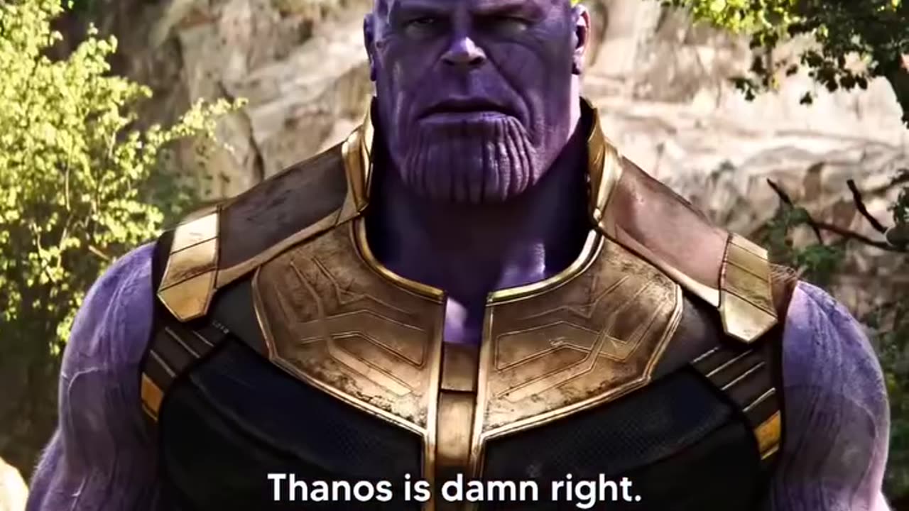 thanos was right