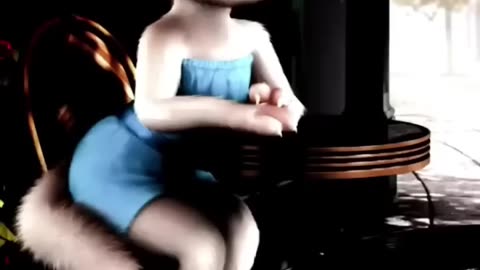 Cute cat says funny dialougue