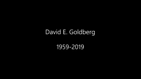 DAVID GOLDBERG FINAL WORDS
