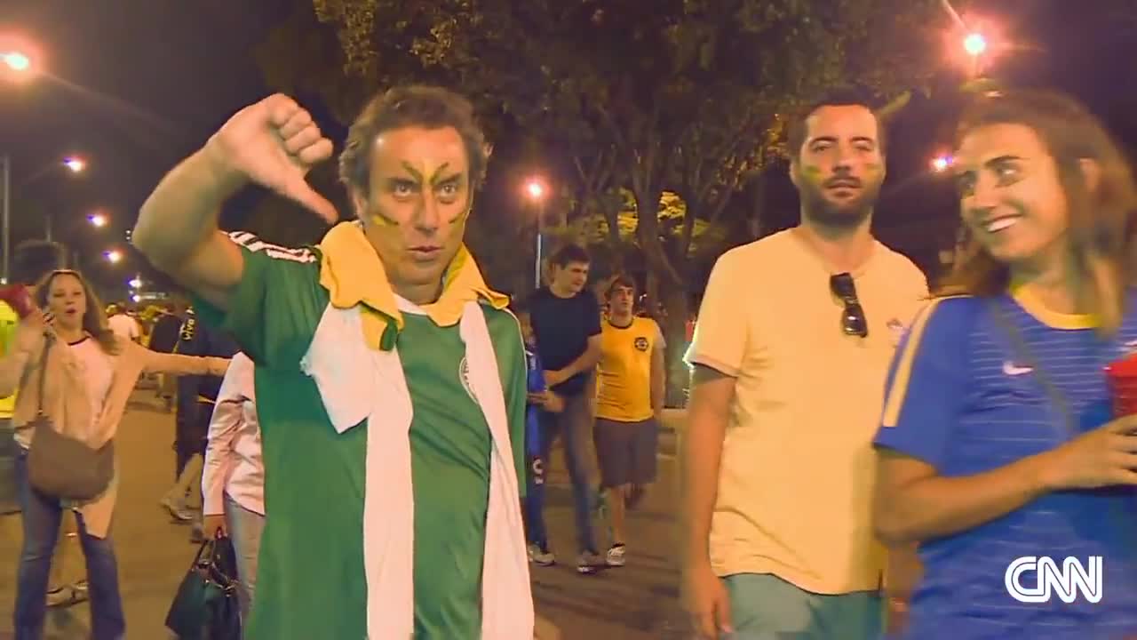 Brazil fan: '7-1 is unbelievable!'