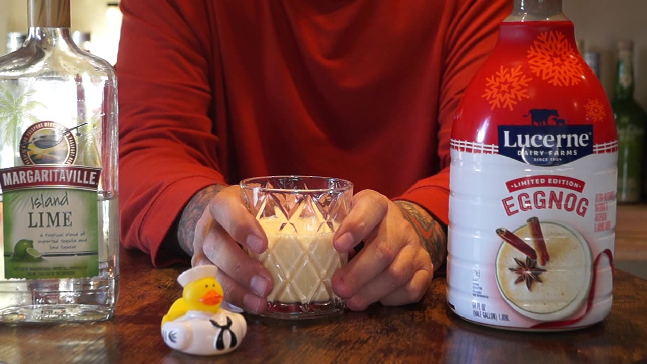 Roger Meth - Margaritaville Island Lime Tequila & Lucerne Eggnog