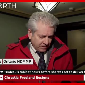 NDP MP Says WTF on Reports of Chrystia Freeland's Resignation