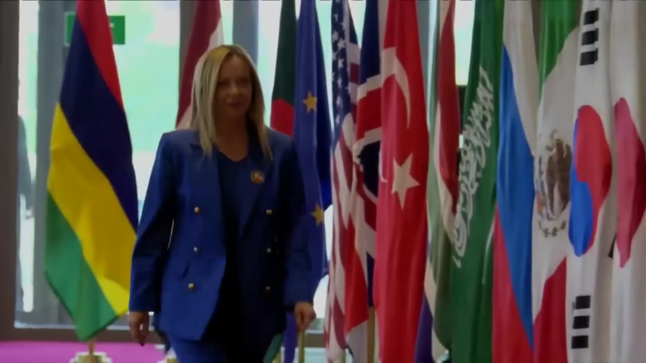 G20 Summit Delhi: Prime Minister of Italy, Giorgia Meloni at the Bharat Mandapam