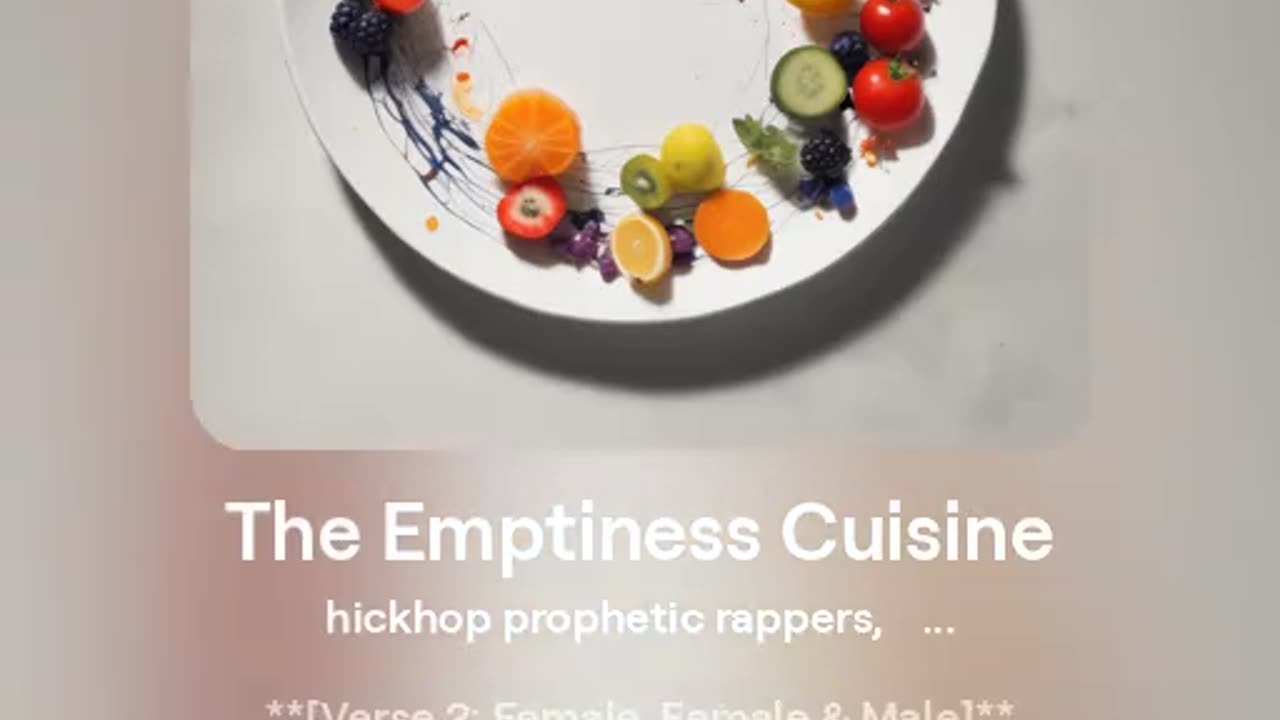 The Emptiness Cuisine