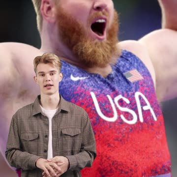 Ryan Crouser completes three-peat in shot put at Olympics #Olympics #Paris2024 #ParisOlympics