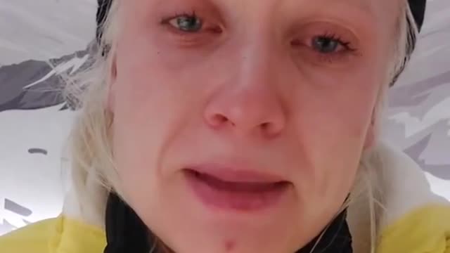 Belgian Athlete Crying During Beijing 2022 Olympics Covid Isolation in China