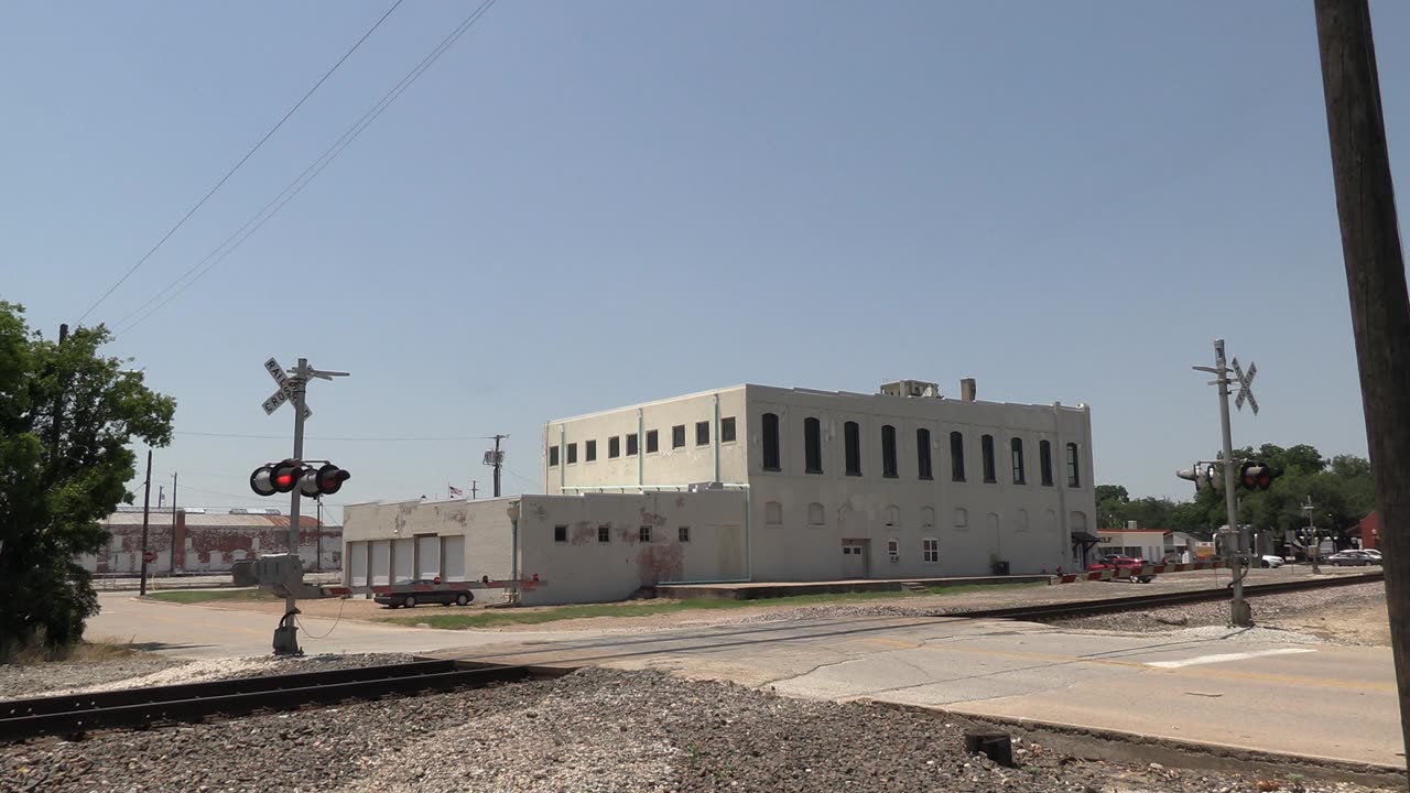 Empty BNSF 8 Wheeled Heavy Duty Flatcars