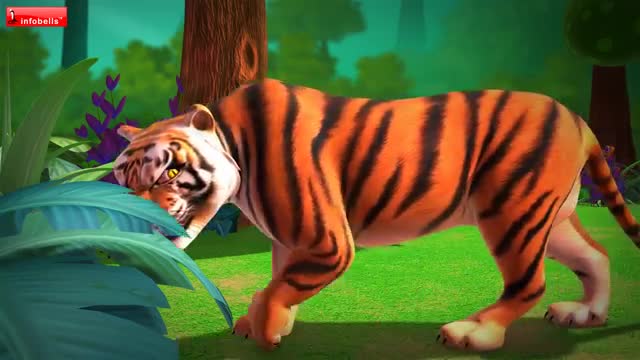 The Cows and the Tiger - Stories for Kids - Infobells_Cut