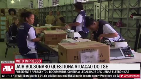 BOLSONARO APONTA INDÍCIOS DE FRAUDE NAS URNAS NO BRASIL.