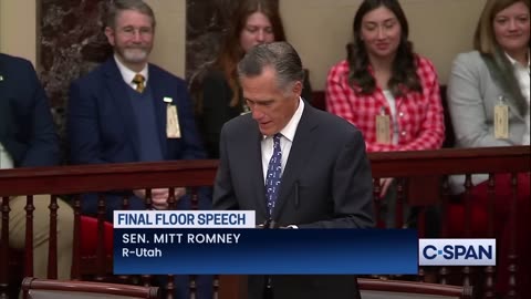 Sen. Mitt Romney Final Floor Speech