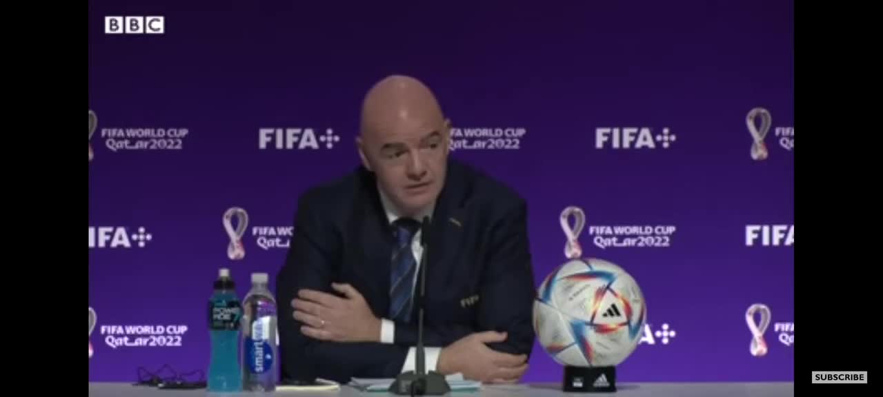 The FIFA president answers whether the West is right or not