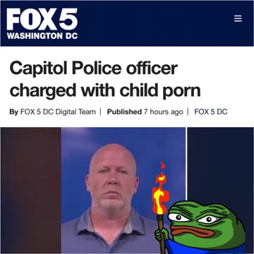 NEWSFLASH - Capitol Police Officer Jared M. Lemon Charged with Child Porn