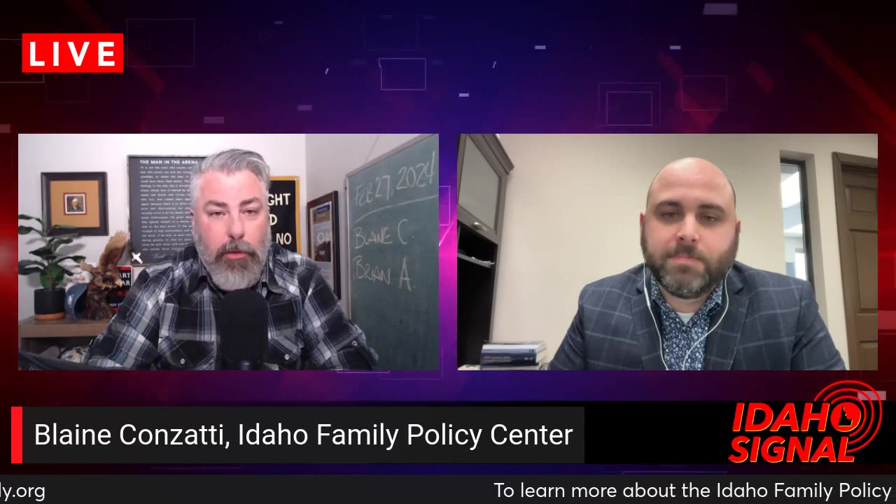 Blaine Conzatti: Having a Christian worldview inside of Idaho politics.