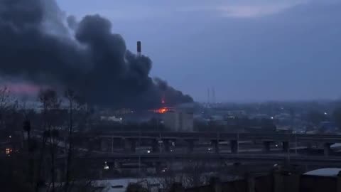 Missile strikes on Kiev