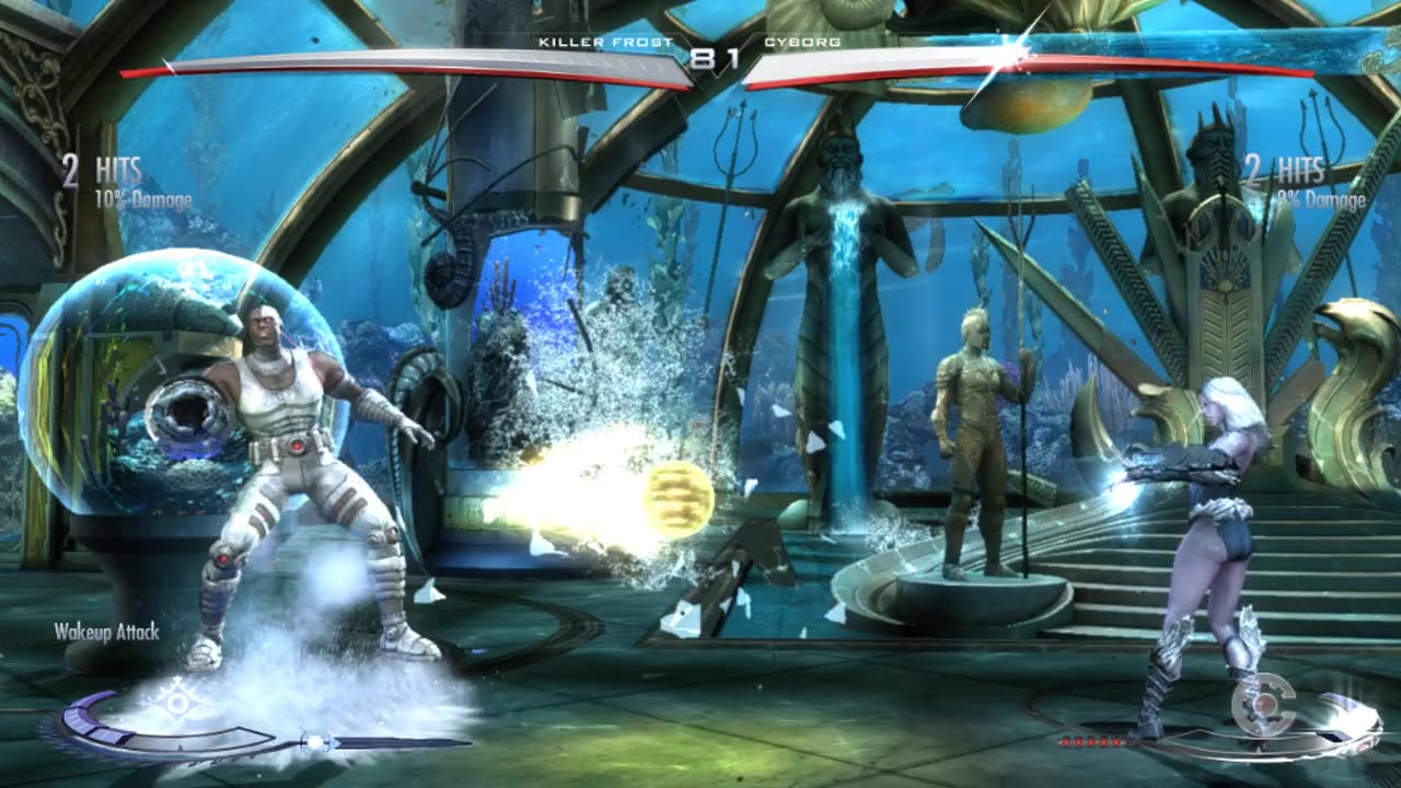 Killer Frost Vs Cyborg Injustice Game