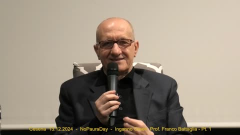 Cesena 13.12.2024 - No Paura Day - Prof. Franco Battaglia - Inganno Green Pt. 1