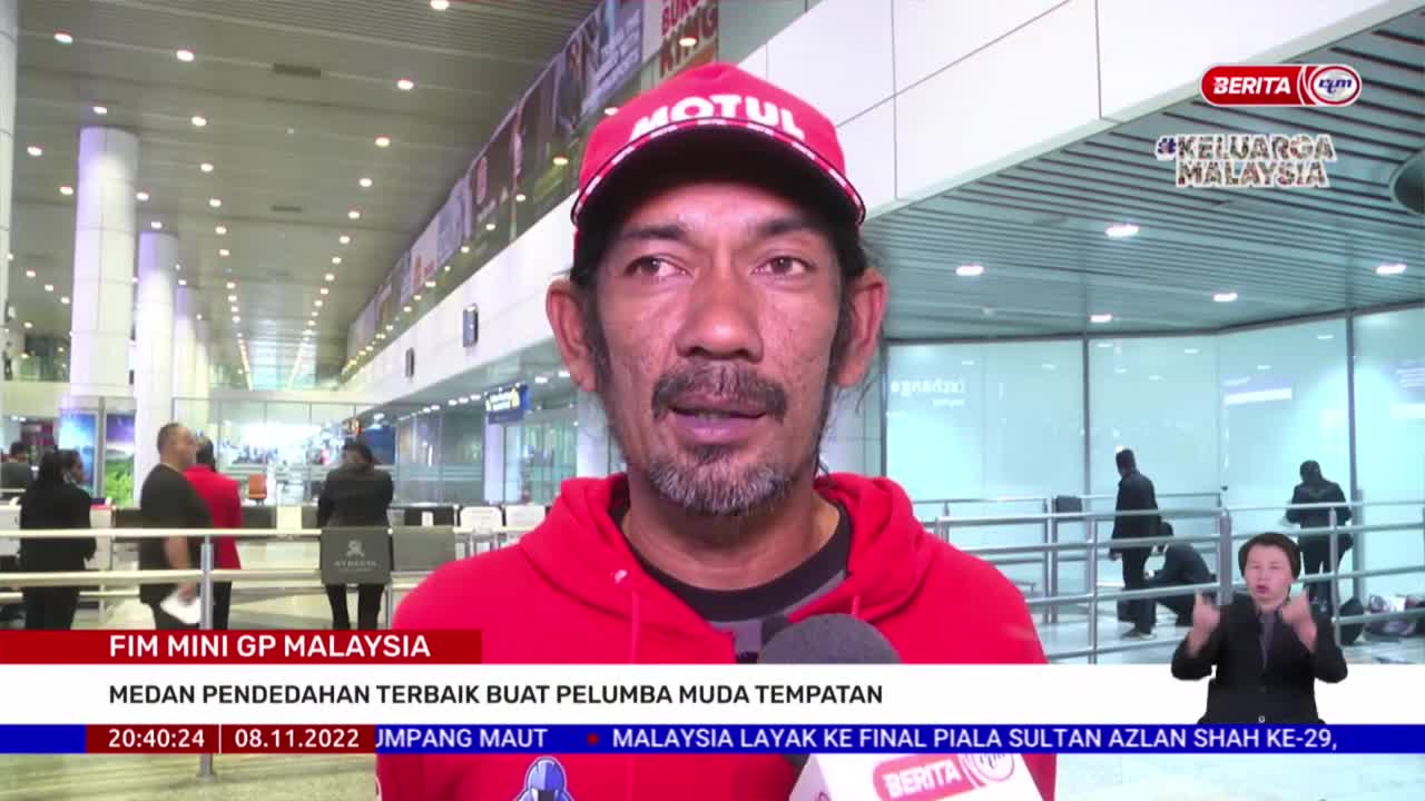 8 NOVEMBER 2022 – BERITA PERDANA – FIM MINI GP MALAYSIA ; MEDAN PENDEDAHAN TERBAIK BUAT PELUMBA MUDA