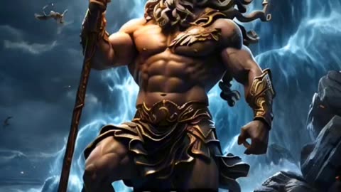 Poseidon the god of the seas