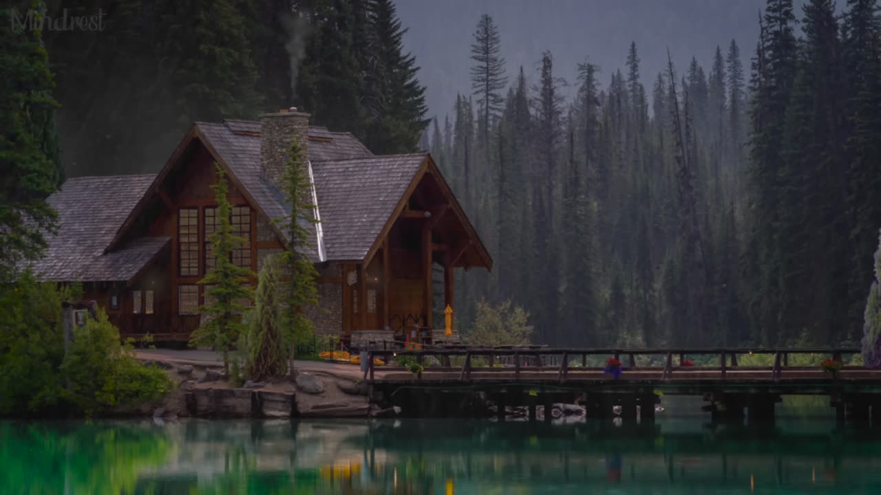 The Forest Cabin: Guided Sleep Story with Rain & Thunderstorm Sounds