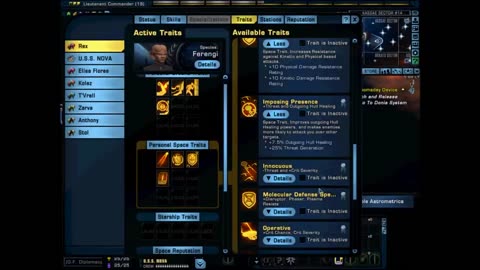 Star trek online trait system and mission