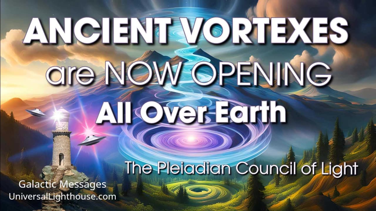 ANCIENT VORTEXES are NOW OPENING All Over Earth ~ The Pleiadian Council of Light