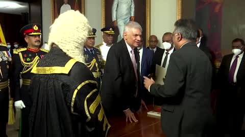 Sri Lanka's Wickremesinghe sworn in as president
