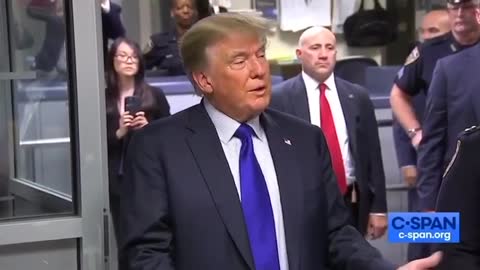 President Trump makes a surprise visit to the NYPD today, 09/11/2021.