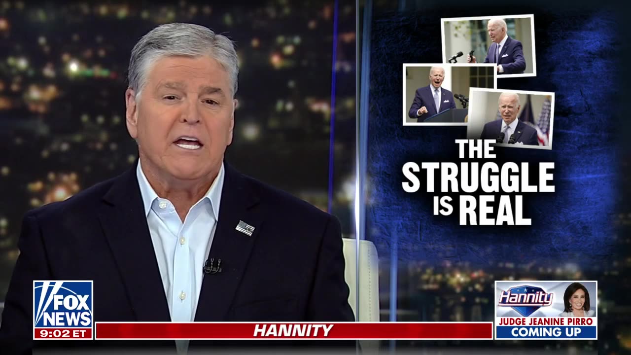 Democrats are circling the wagon around their 80-year-old corpse: Sean Hannity