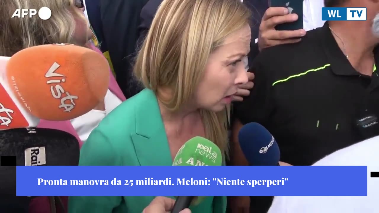 Pronta manovra da 25 miliardi. Meloni: "Niente sperperi"