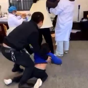 Children in China trying to escape from getting a Forced Vaccination- Please Share