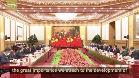 Xi holds talks with Vietnam's communist party chief in Beijing