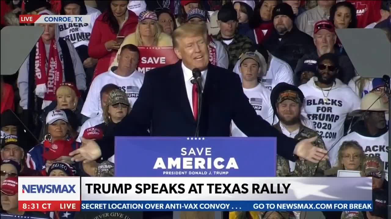 Donald Trump Highlights at the Rally in Texas
