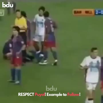 RESPECT Puyol! 👏👏👏 Example to Follow! ❤️❤️❤️ #shorts